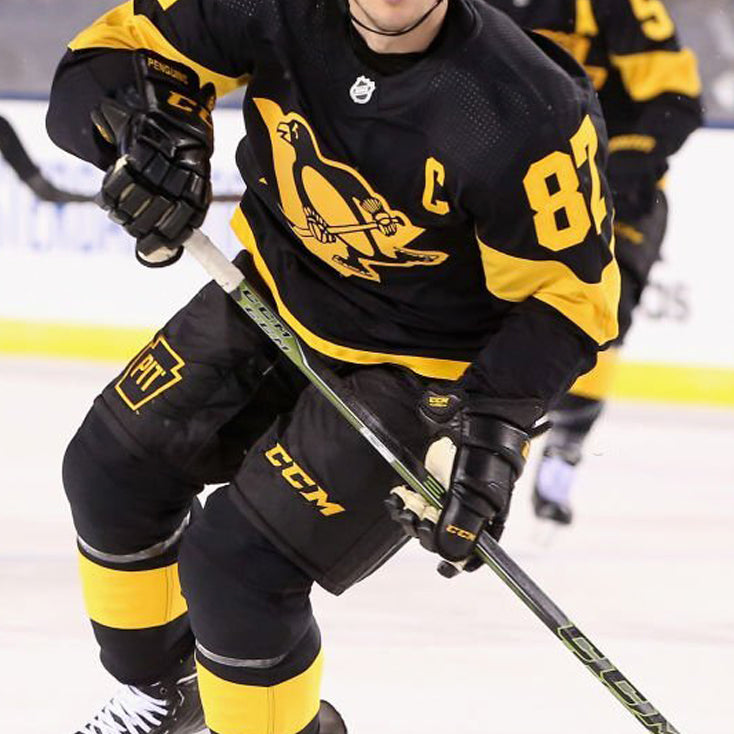 CCM Pittsburgh Penguins NHL Pro Stock Hockey Player Girdle Pant Shell 9L XL  +2