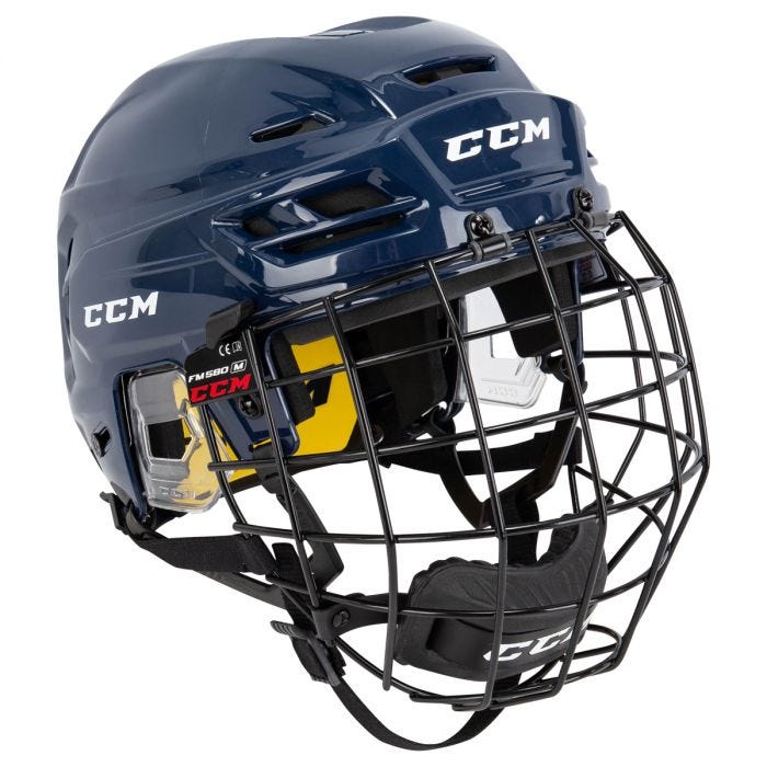 CCM Tacks 210 Hockey Helmet Combo