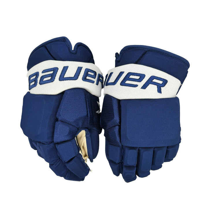 Bauer Vapor 2X Pro - Toronto Maple Leafs - Pro Stock Hockey Gloves - Carl Dahlstrom