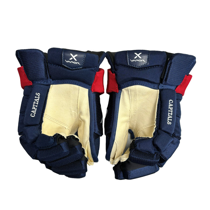 Bauer Vapor Hyperlite - Pro Stock Hockey Gloves - Washington Capitals Team Stock