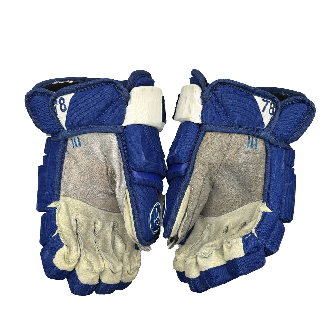 Warrior Franchise AX1 -  Toronto Maple Leafs - Used Pro Stock Glove - TJ Brodie