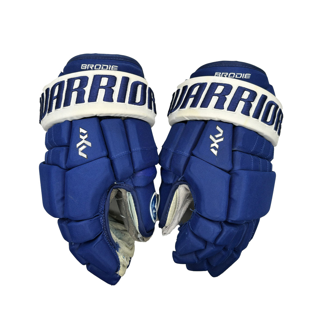 Warrior Franchise AX1 -  Toronto Maple Leafs - Used Pro Stock Glove - TJ Brodie