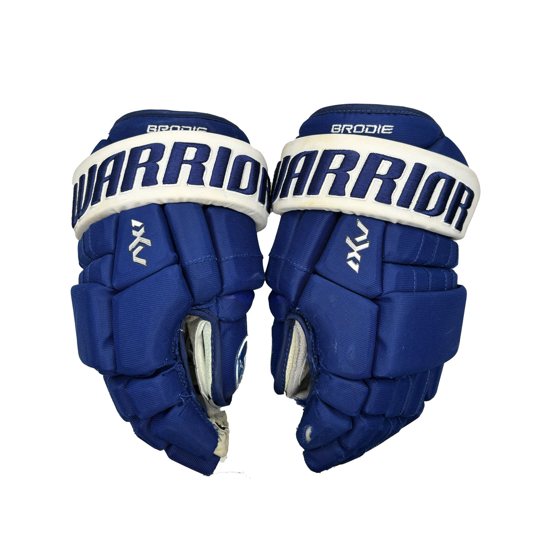 Warrior Franchise AX1 -  Toronto Maple Leafs - Used Pro Stock Glove - TJ Brodie