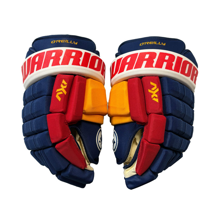 Warrior Franchise AX1 - St. Louis Blues (Reverse Retro) - Pro Stock Glove - Ryan O'Reilly - B