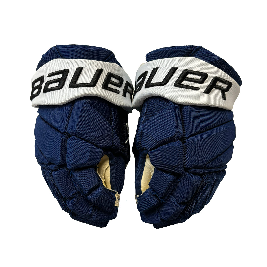 Bauer Vapor Hyperlite - Pro Stock Hockey Gloves - Tampa Bay Lightning - Josh Archibald