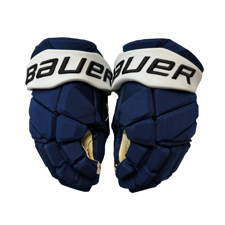 Bauer Vapor Hyperlite - Pro Stock Hockey Gloves - Tampa Bay Lightning - Josh Archibald