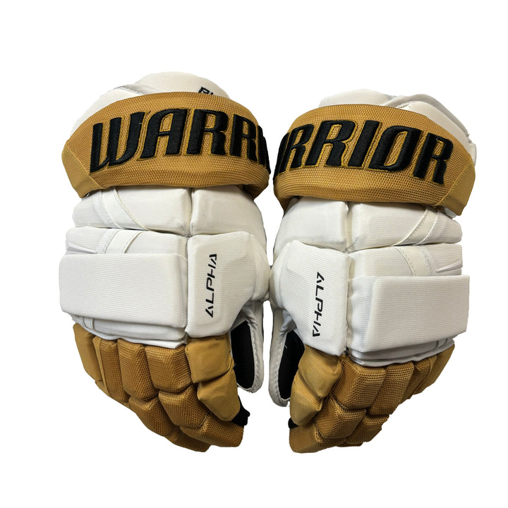 Warrior Alpha DX - Vegas Golden Knights - Pro Stock Gloves - Theodor Blueger