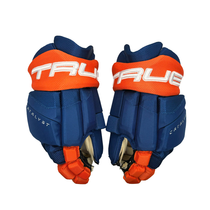 True Catalyst Pro Custom New York Islanders Hockey Gloves