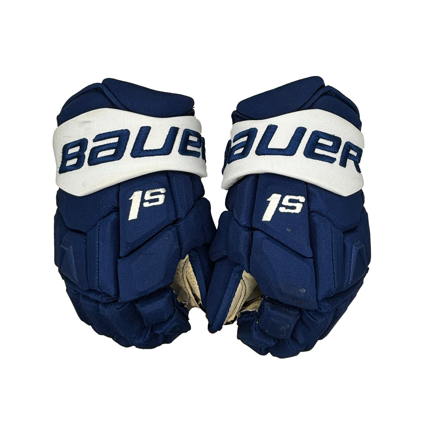 Bauer Supreme 1S - Toronto Maple Leafs - Pro Stock Hockey Gloves ...