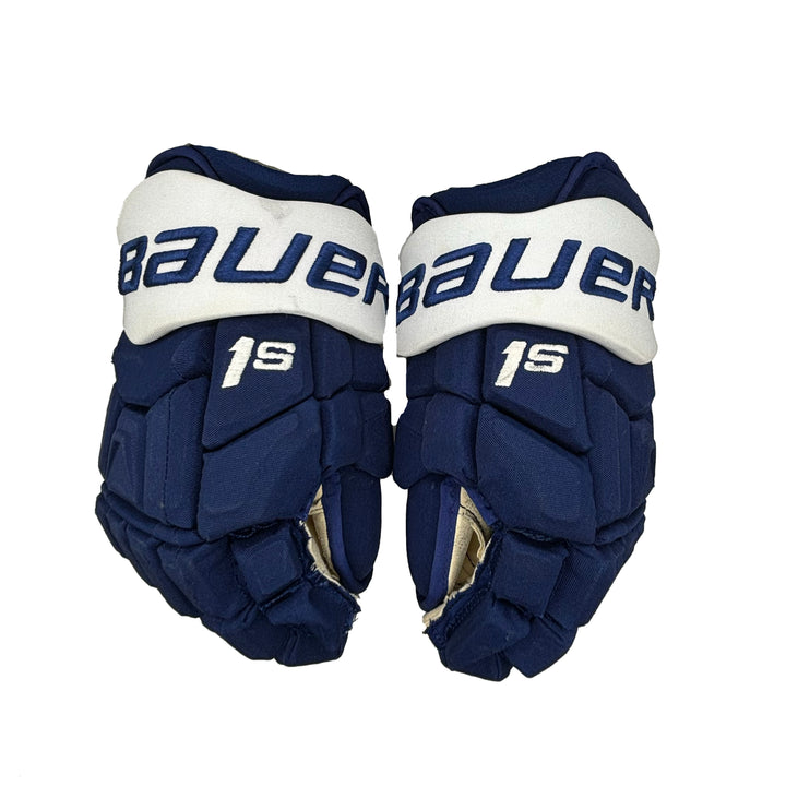 Bauer Supreme 1S - Toronto Maple Leafs - Pro Stock Hockey Gloves - Kasperi Kapanen