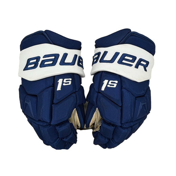 Bauer Supreme 1S - Toronto Maple Leafs - Pro Stock Hockey Gloves - Kasperi Kapanen