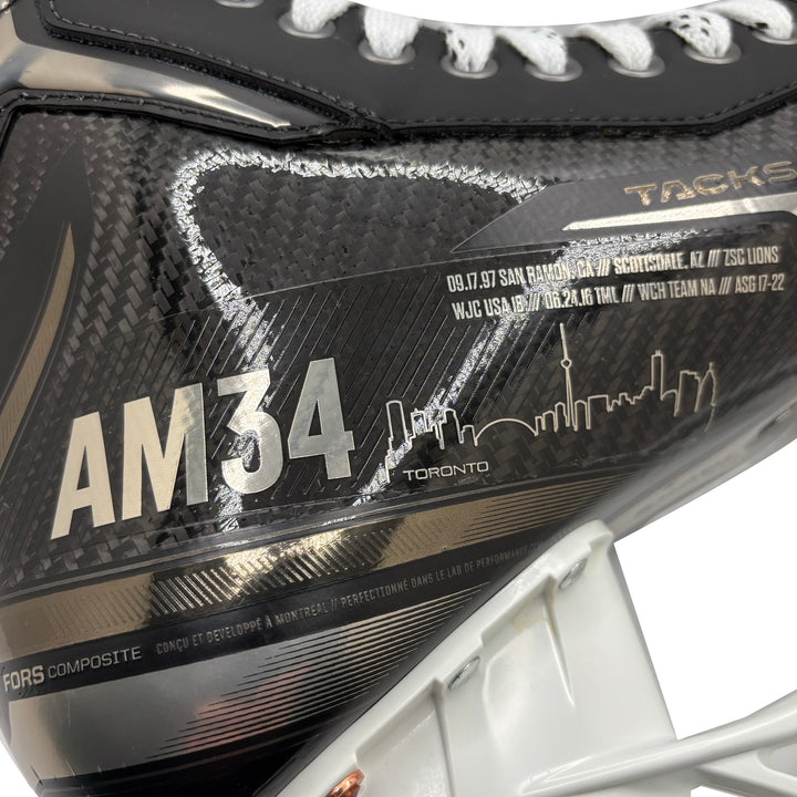 CCM Tacks XF Pro - Pro Stock Hockey Skate - Toronto Maple Leafs - Auston Matthews