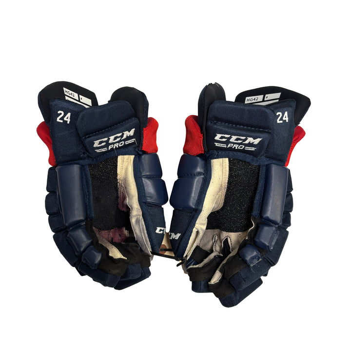 CCM HG42 - Pro Stock Hockey Glove - Oshawa Generals