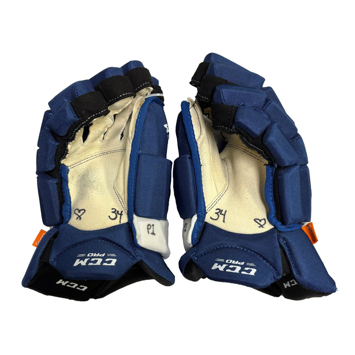 CCM Jetspeed FT1 - Pro Stock Hockey Glove - Toronto Maple Leafs - Auston Matthews - 22/23