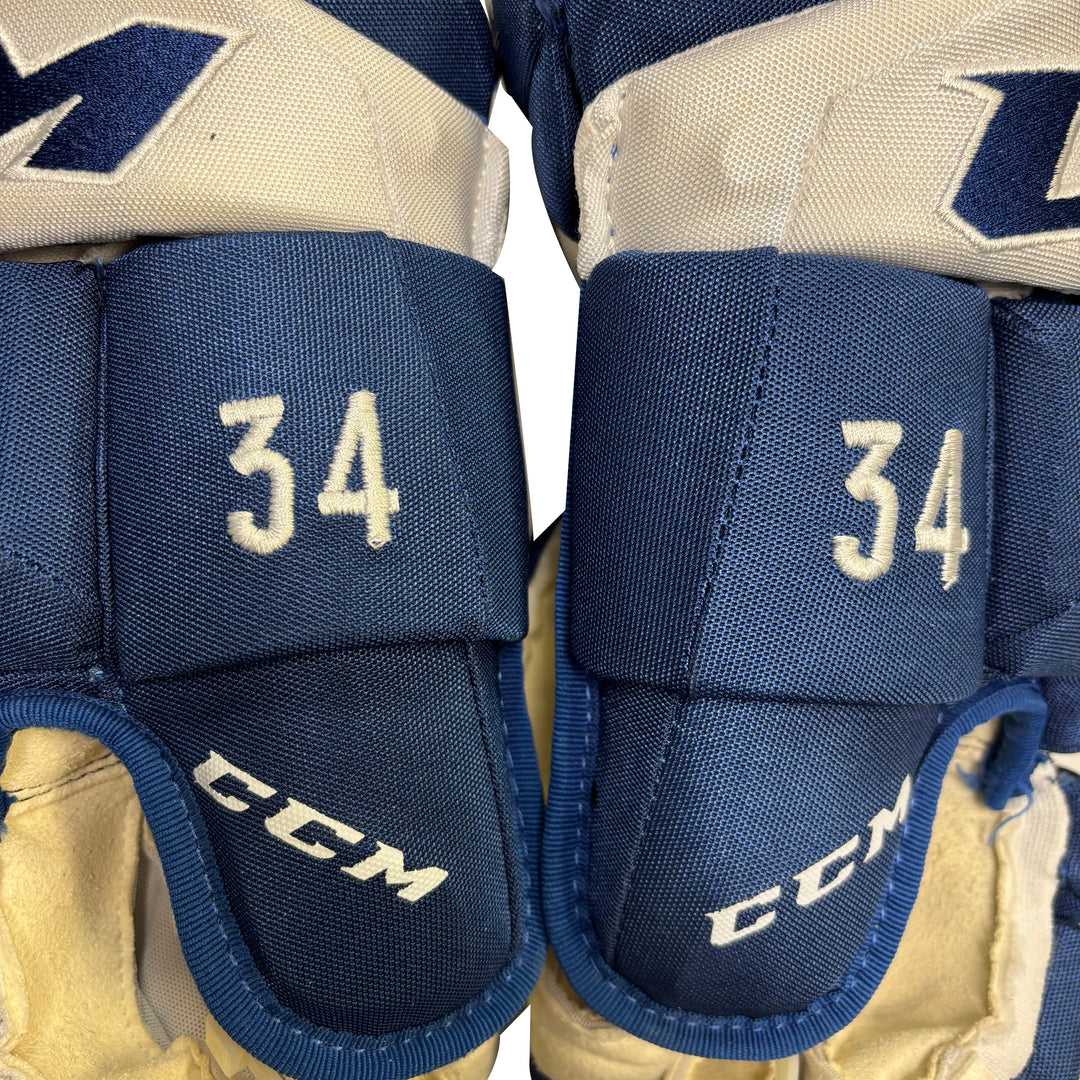 CCM Jetspeed FT1 - Pro Stock Hockey Glove - Toronto Maple Leafs - Auston Matthews- 23/24