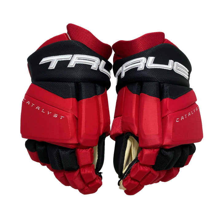 True Catalyst Pro Custom Carolina Hurricanes Hockey Gloves