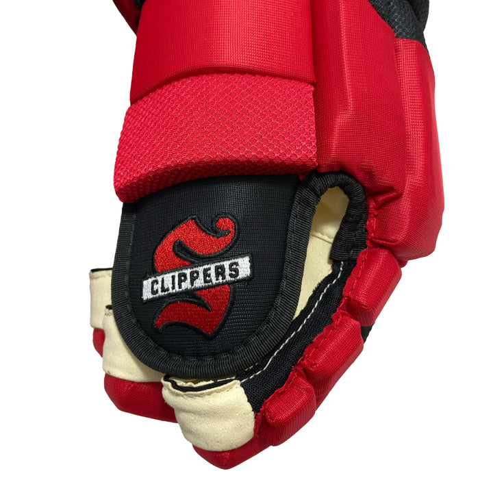 True Catalyst Team Custom Stouffville Clippers Hockey Gloves