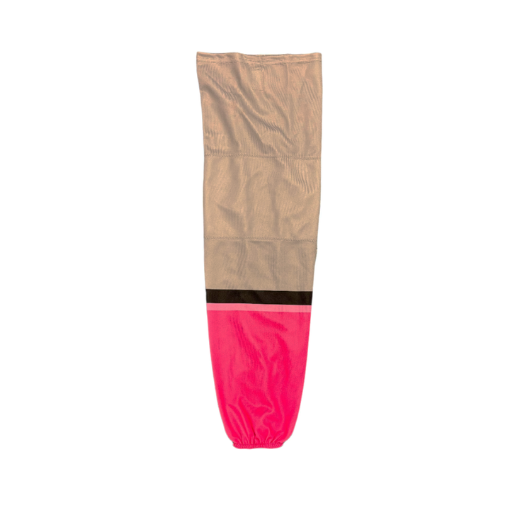 SP Custom Pro Stock Hockey Socks - ECHL Pink the Rink