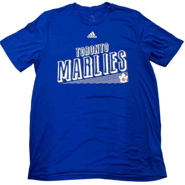 Adidas Team Issued Toronto Marlies Training Short Sleeve Shirt - Player Worn