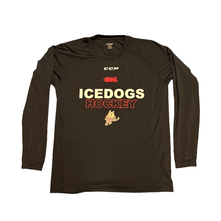 CCM Men's Performance Loose Long Sleeve Top - Niagara Ice Dogs Team Issued