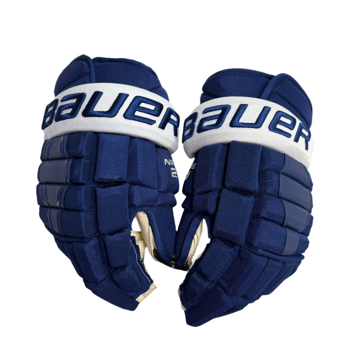 Bauer Nexus 2N Pro - Toronto Maple Leafs - Pro Stock Hockey Gloves - Frederick Gauthier