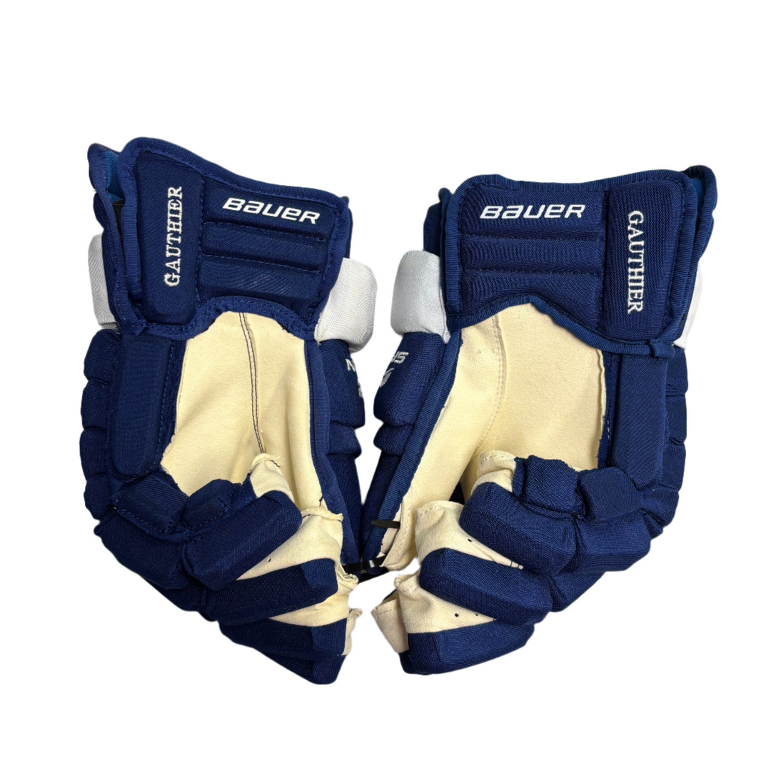 Bauer Nexus 2N Pro - Toronto Maple Leafs - Pro Stock Hockey Gloves - Frederick Gauthier