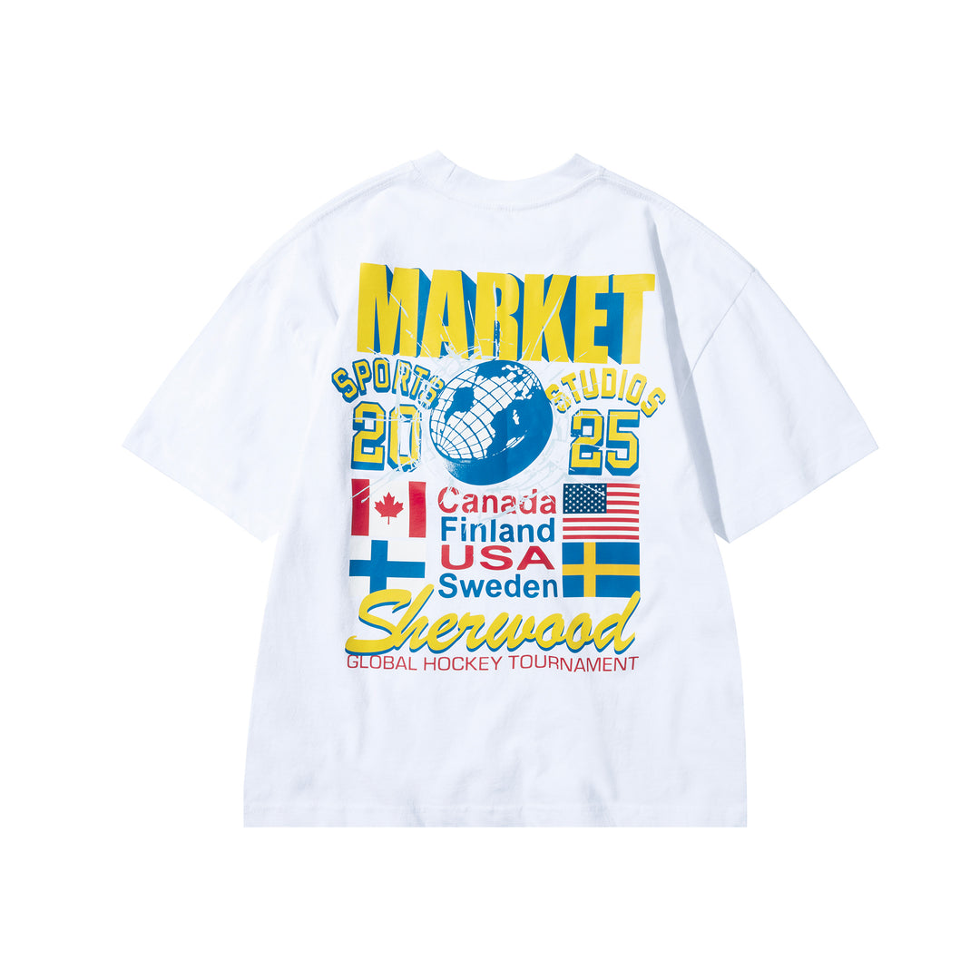 Sherwood X Market - Four Nations Face-Off - Icebreaker T-Shirt