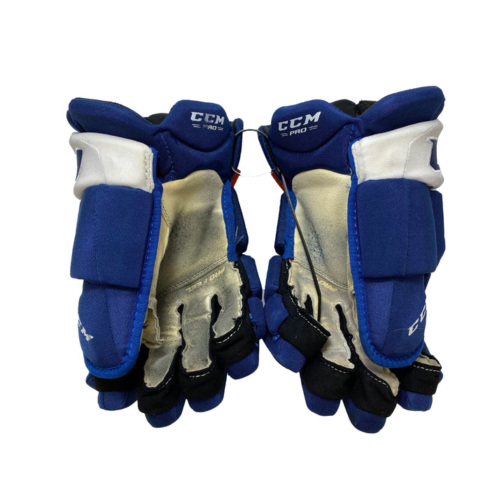 CCM HGFT1 Toronto Maple Leafs 14" Pro Stock Gloves - Kurtis Gabriel