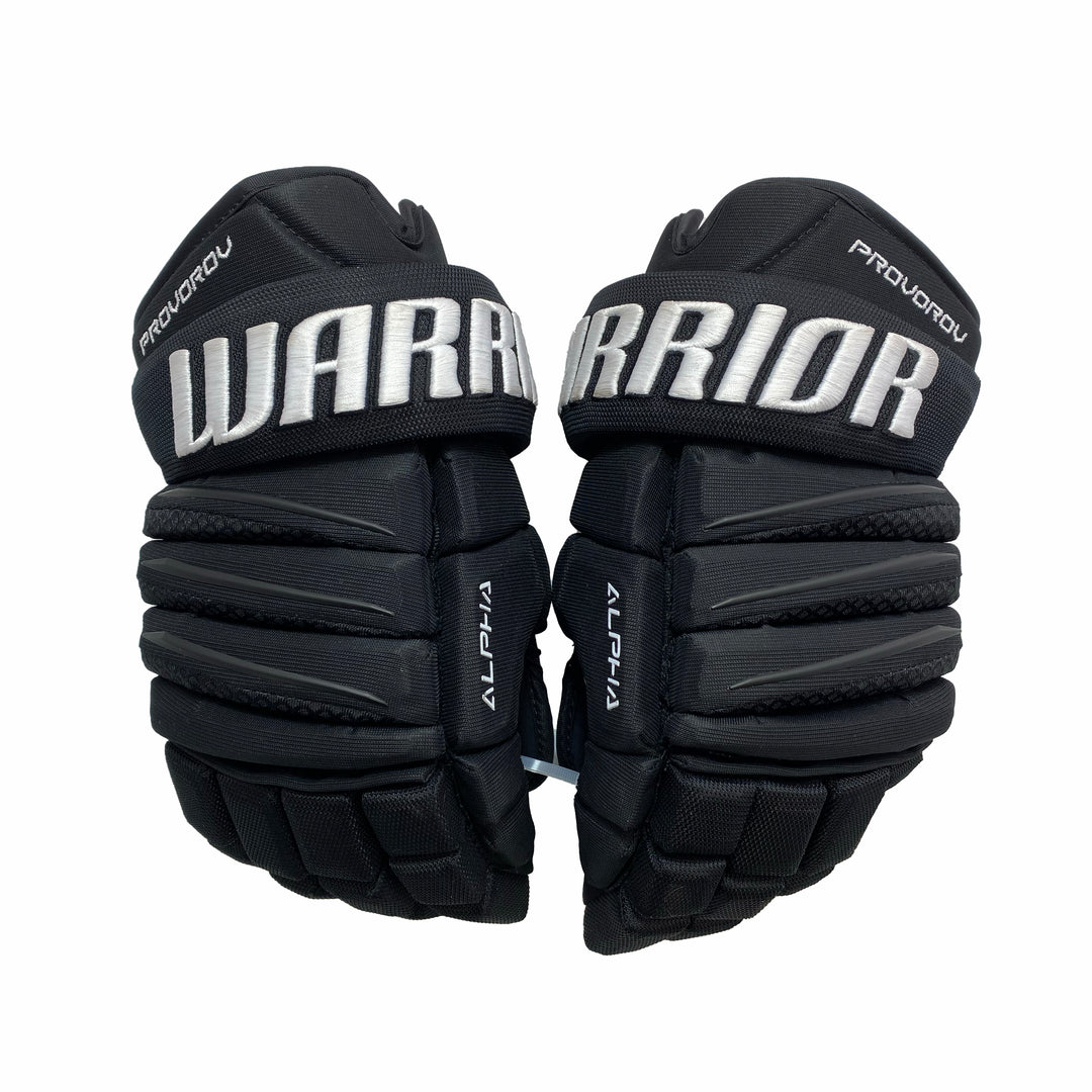 Warrior Alpha QX - Philadelphia Flyers - Pro Stock Hockey Gloves - Ivan Provorov