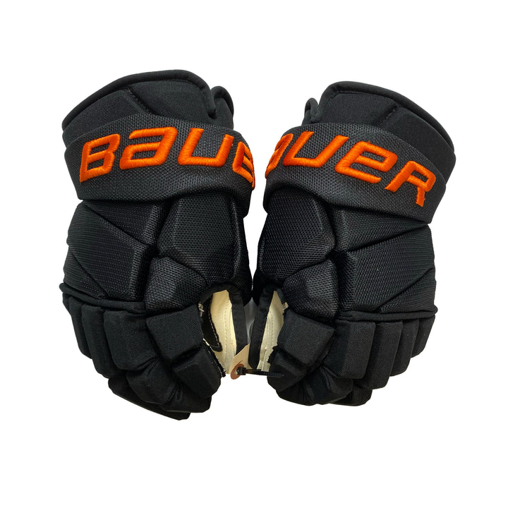 Bauer Vapor 2X Pro - Philadelphia Flyers - Pro Stock Hockey Gloves - Cam Atkinson