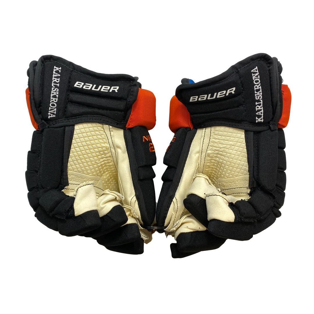 Bauer Nexus 2N Pro - Karlskrona HK - Pro Stock Hockey Gloves - Team Issue