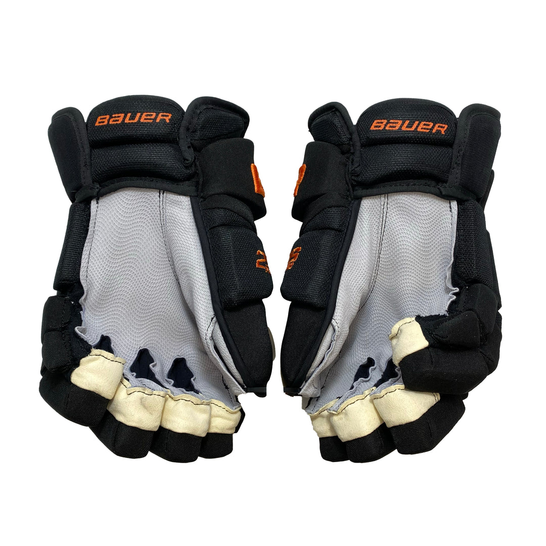 Bauer Nexus 2S Pro - Philadelphia Flyers - Pro Stock Hockey Gloves - Team Issue