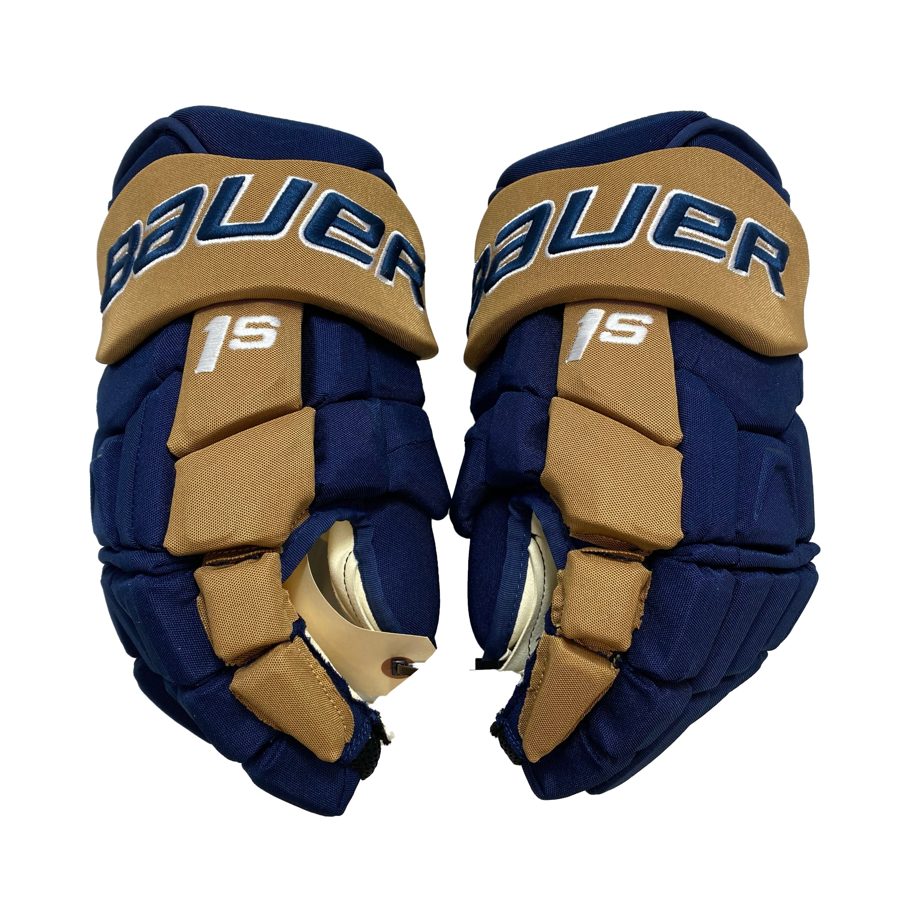 Bauer Supreme 1S Suny Canton NCAA Pro Stock Hockey Gloves Team I Hockey Lion Inc