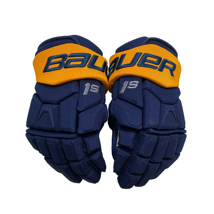 Bauer Supreme 1S Pro - Buffalo Sabres - Pro Stock Gloves - Alex Nylander