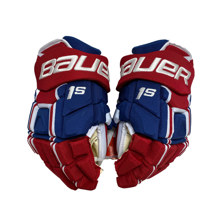 Bauer Supreme 1S Pro - Montreal Canadiens - Pro Stock Gloves - Nikita Scherbak