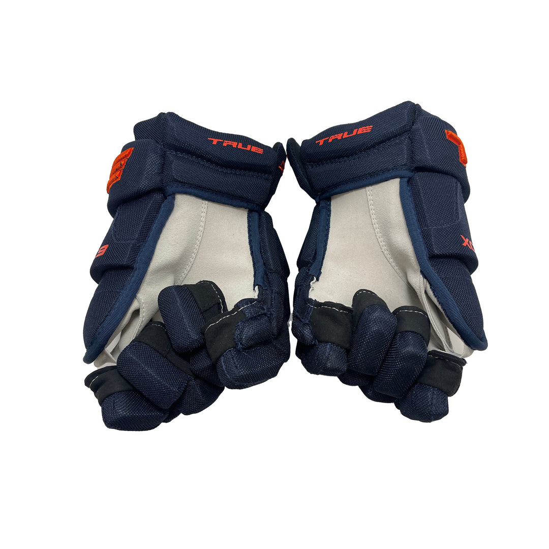 True XC9 Edmonton Oilers Alternate 13.5" Pro Stock Glove - Kris Russell