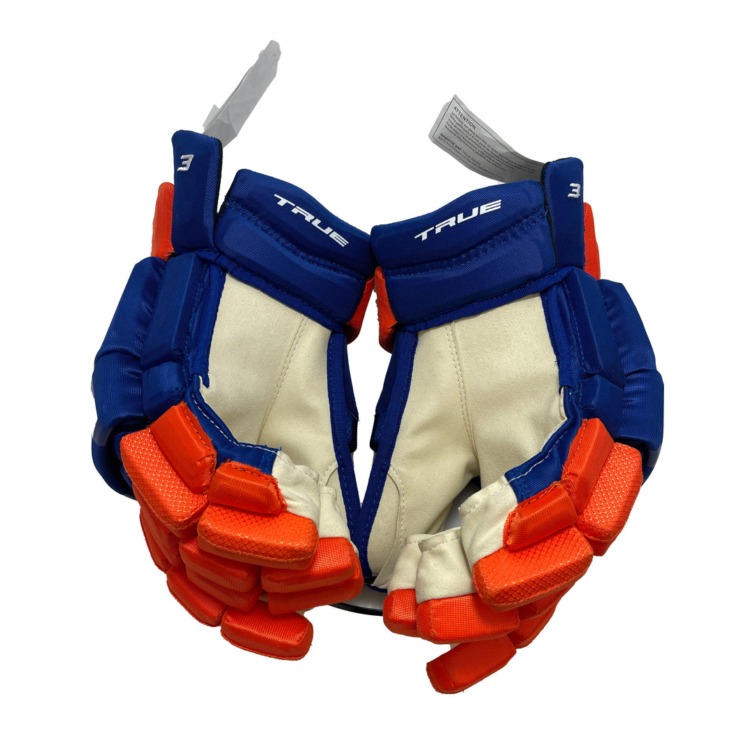 True XC9 Edmonton Oilers Alternate 14" Pro Stock Glove - Adam Pelech