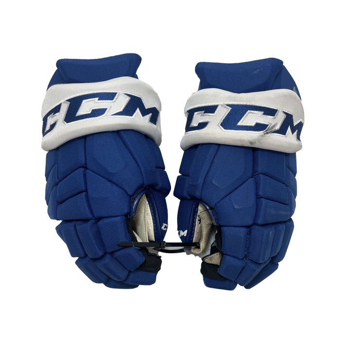 CCM HGSTXP Toronto Maple Leafs 14" Pro Stock Gloves -Jon Elkin