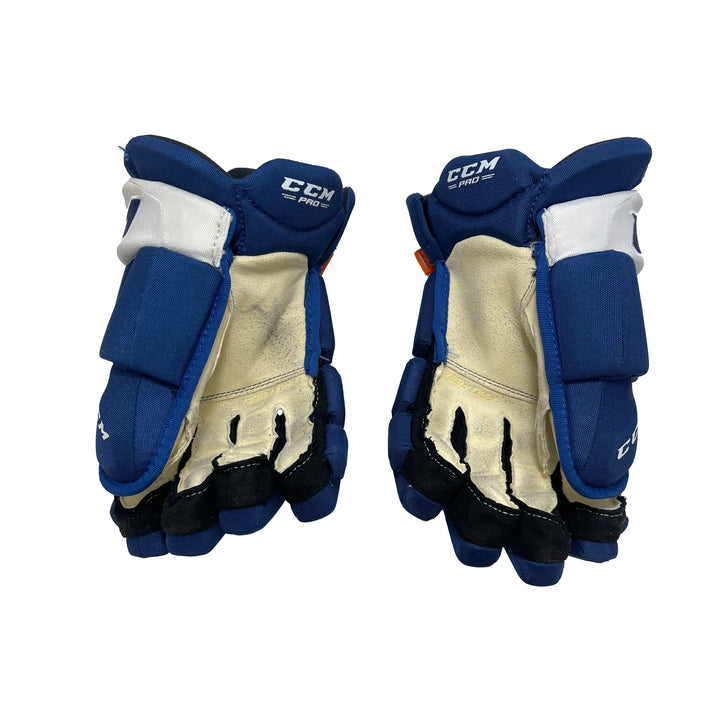 CCM FT1 Toronto Maple Leafs Pro Stock Gloves - Auston Matthews