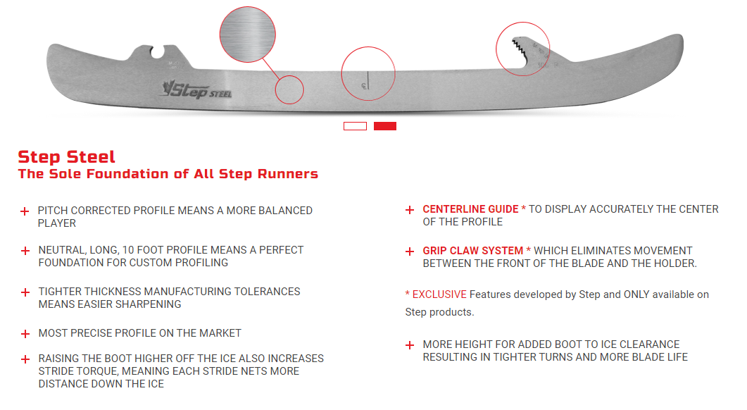 Step Steel ST Skate Blades for Graf Cobra