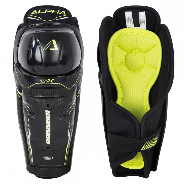 Warrior Alpha QX Youth Hockey Shin Guards